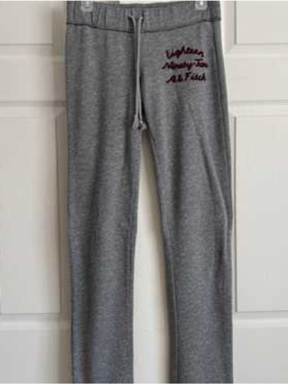 vintage Abercrombie & Fitch grey low rise  sweatpants